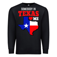 Black state of texas somebody loves me Premium Sweatshirt - artisFamous