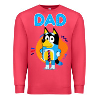 Cardinal bluey dad lover forever Premium Sweatshirt - artisFamous