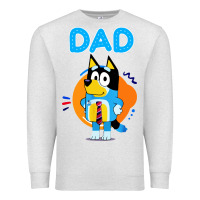 Oatmeal Heather bluey dad lover forever Premium Sweatshirt - artisFamous