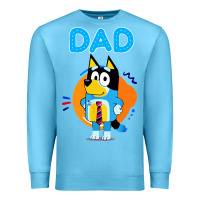 Ocean Blue bluey dad lover forever Premium Sweatshirt - artisFamous