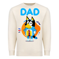 Sandshell bluey dad lover forever Premium Sweatshirt - artisFamous