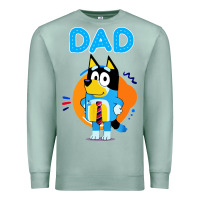 Seafoam bluey dad lover forever Premium Sweatshirt - artisFamous