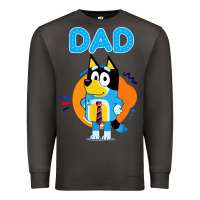 Smoke bluey dad lover forever Premium Sweatshirt - artisFamous