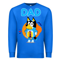 True Royal bluey dad lover forever Premium Sweatshirt - artisFamous