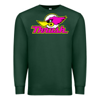 Sports Green thrush Premium Sweatshirt - artisFamous