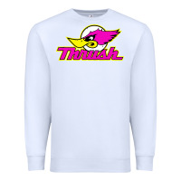 White thrush Premium Sweatshirt - artisFamous