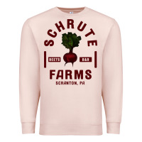 Pale Pink the office schrute farms premium Premium Sweatshirt - artisFamous