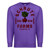 Purple the office schrute farms premium Premium Sweatshirt - artisFamous