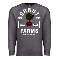 Charcoal Heather the office schrute farms premium Premium Sweatshirt - artisFamous
