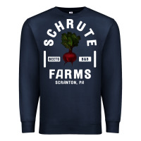 Navy the office schrute farms premium Premium Sweatshirt - artisFamous