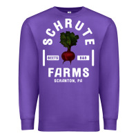 Purple the office schrute farms premium Premium Sweatshirt - artisFamous