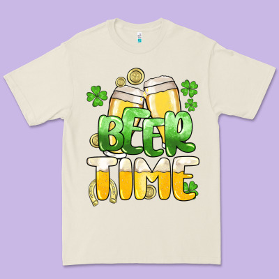 St.patrick's Beer Time Premium Tee Designed By Howdyjamesfarm