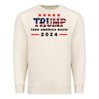 Sandshell donald trump 2024 take america back election Premium Sweatshirt - artisFamous