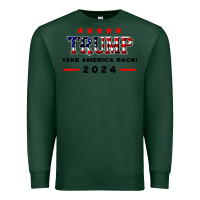 Sports Green donald trump 2024 take america back election Premium Sweatshirt - artisFamous