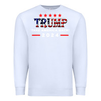 White donald trump 2024 take america back election Premium Sweatshirt - artisFamous
