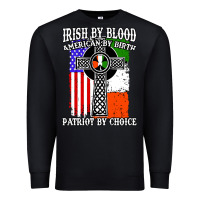 Black irish by blood american Premium Sweatshirt - artisFamous