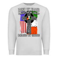 Dove Grey irish by blood american Premium Sweatshirt - artisFamous