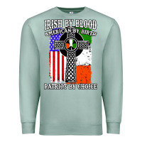 Seafoam irish by blood american Premium Sweatshirt - artisFamous