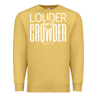 Antique Gold louder with crowder Premium Sweatshirt - artisFamous