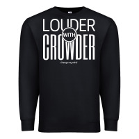 Black louder with crowder Premium Sweatshirt - artisFamous