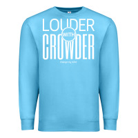 Ocean Blue louder with crowder Premium Sweatshirt - artisFamous