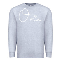 Heather Grey oma gift for women mother's day gifts for grandma t shirt Premium Sweatshirt - artisFamous