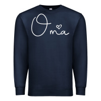Navy oma gift for women mother's day gifts for grandma t shirt Premium Sweatshirt - artisFamous