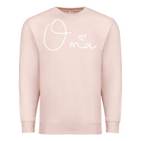 Pale Pink oma gift for women mother's day gifts for grandma t shirt Premium Sweatshirt - artisFamous