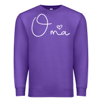 Purple oma gift for women mother's day gifts for grandma t shirt Premium Sweatshirt - artisFamous