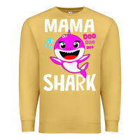 Antique Gold mama shark doo doo shirt Premium Sweatshirt - artisFamous