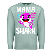 Seafoam mama shark doo doo shirt Premium Sweatshirt - artisFamous