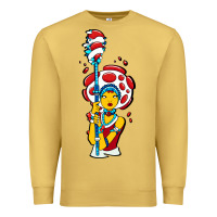 Antique Gold mushroom Premium Sweatshirt - artisFamous