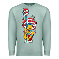 Seafoam mushroom Premium Sweatshirt - artisFamous
