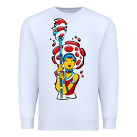 White mushroom Premium Sweatshirt - artisFamous
