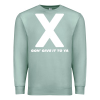 Seafoam x gon' give it to ya d.m.x t shirt Premium Sweatshirt - artisFamous