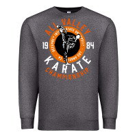Charcoal Heather old school all valley karate championship retro Premium Sweatshirt - artisFamous