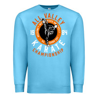 Ocean Blue old school all valley karate championship retro Premium Sweatshirt - artisFamous
