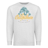 Oatmeal Heather california malibu beach Premium Sweatshirt - artisFamous