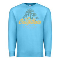 Ocean Blue california malibu beach Premium Sweatshirt - artisFamous