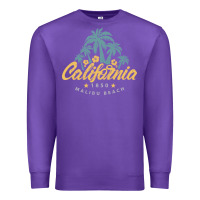 Purple california malibu beach Premium Sweatshirt - artisFamous