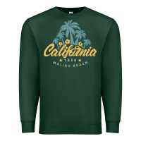 Sports Green california malibu beach Premium Sweatshirt - artisFamous