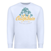 White california malibu beach Premium Sweatshirt - artisFamous