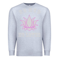 Heather Grey no mud no lotus tee buddha buddhist yoga Premium Sweatshirt - artisFamous
