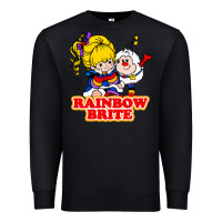 Black rainbow brite Premium Sweatshirt - artisFamous