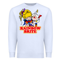 White rainbow brite Premium Sweatshirt - artisFamous