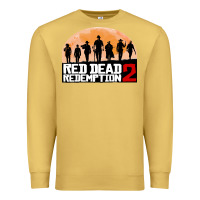 Antique Gold red dead redemption Premium Sweatshirt - artisFamous