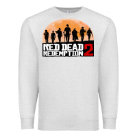 Oatmeal Heather red dead redemption Premium Sweatshirt - artisFamous