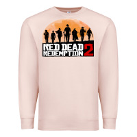 Pale Pink red dead redemption Premium Sweatshirt - artisFamous