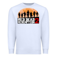 White red dead redemption Premium Sweatshirt - artisFamous