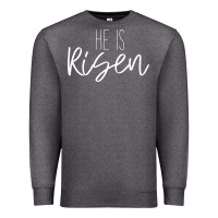 Charcoal Heather easter religious bible verse Premium Sweatshirt - artisFamous